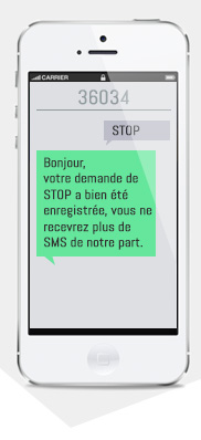 MESSAGE STOP SMS