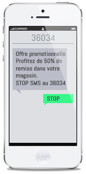 SMS-Stopp-Nachricht
