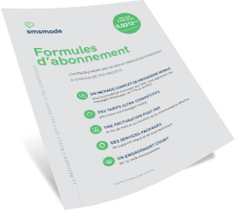 formules d'abonnement smsmode©