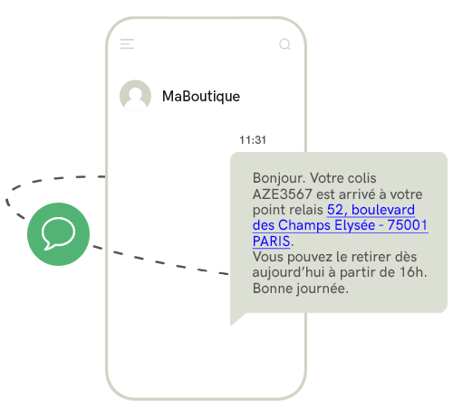 routage de SMS