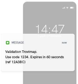 Versamento di un codice OTP per SMS