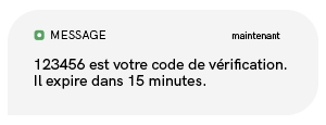 esempio di codice di sicurezza sms