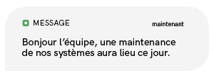 ejemplo de sms de comunicación interna