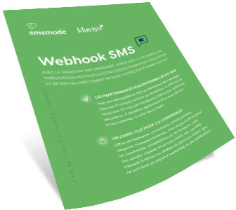 Webhook SMS Klaviyo sheet