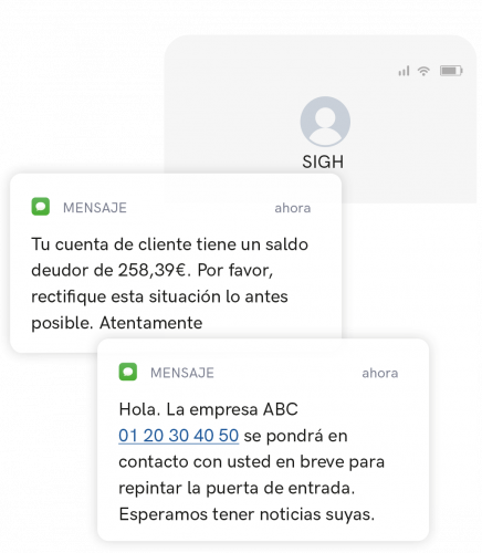 SMS para la comunicación con los inquilinos